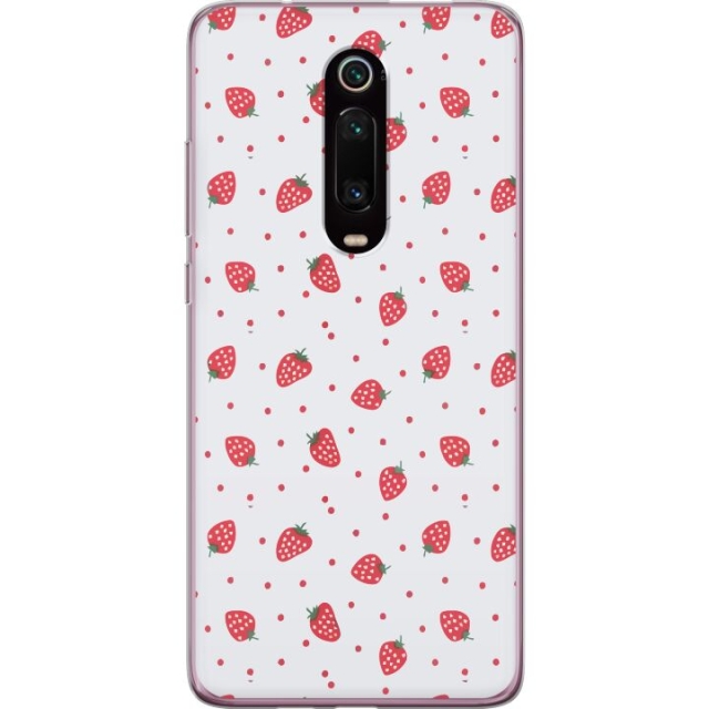 Mobile case for Xiaomi Mi 9T Pro  with Strawberries design