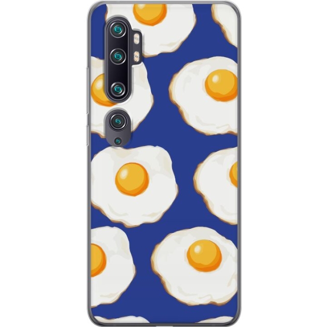 Mobile case for Xiaomi Mi Note 10 with Fried eggs design