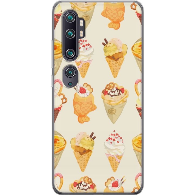 Mobile case for Xiaomi Mi Note 10 with Glassy design