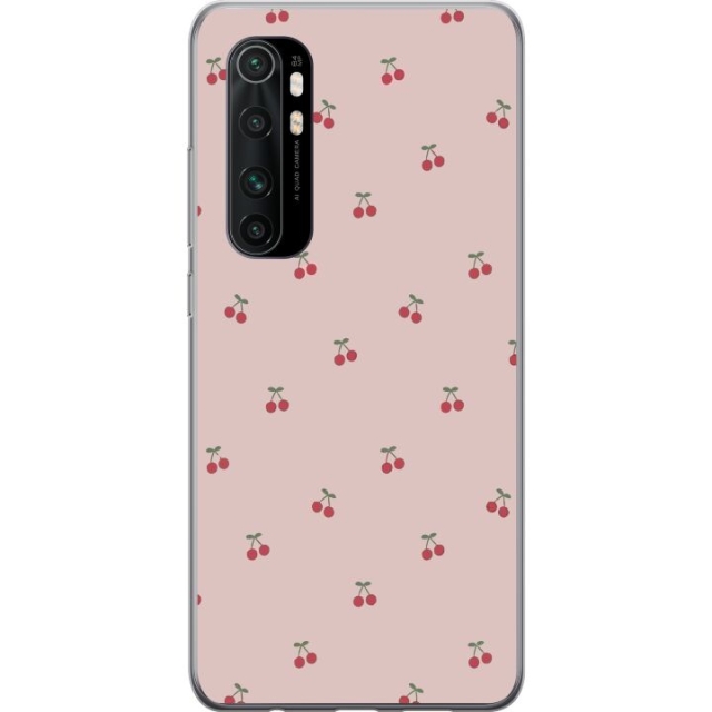 Mobile case for Xiaomi Mi Note 10 Lite with Cherry design