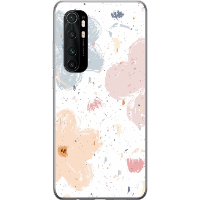 Mobile case for Xiaomi Mi Note 10 Lite with Flowers design