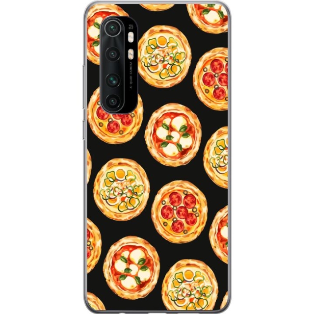 Mobile case for Xiaomi Mi Note 10 Lite with Pizza design