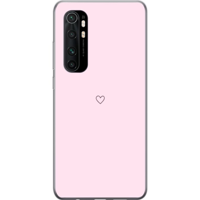 Mobile case for Xiaomi Mi Note 10 Lite with Heart design
