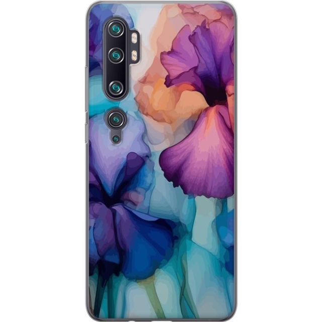 Mobile case for Xiaomi Mi Note 10 Pro with Magical flowers design