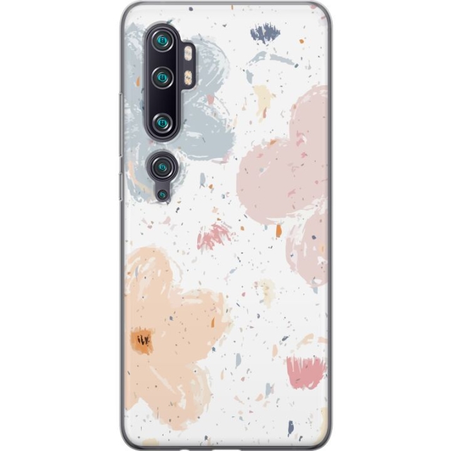 Mobile case for Xiaomi Mi Note 10 Pro with Flowers design