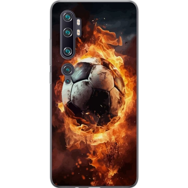 Mobile case for Xiaomi Mi Note 10 Pro with Football design
