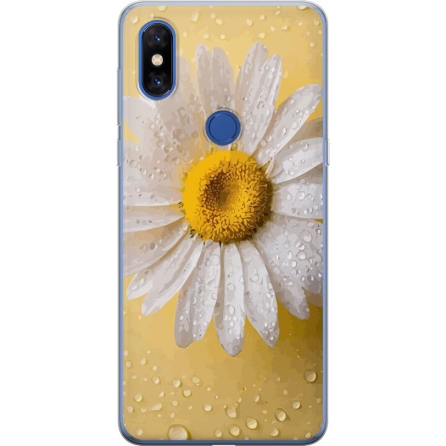 Mobile case for Xiaomi Mi Mix 3 with Porslinsblomma design