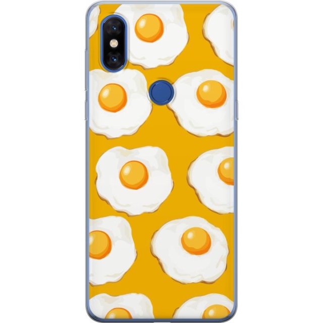 Mobile case for Xiaomi Mi Mix 3 with Fried egg design