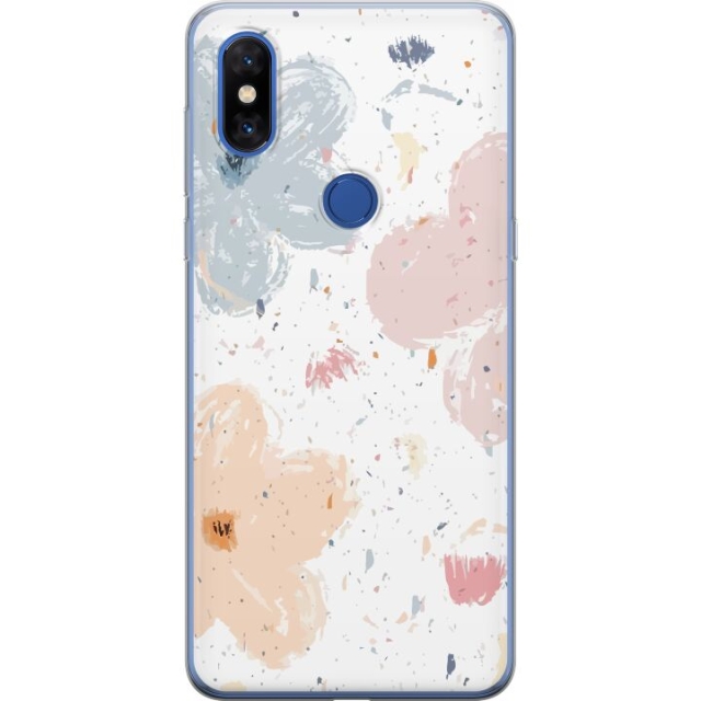 Mobile case for Xiaomi Mi Mix 3 with Flowers design