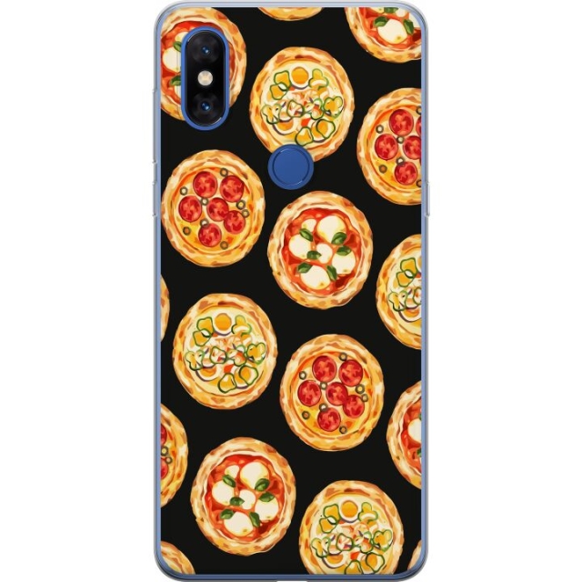 Mobile case for Xiaomi Mi Mix 3 with Pizza design
