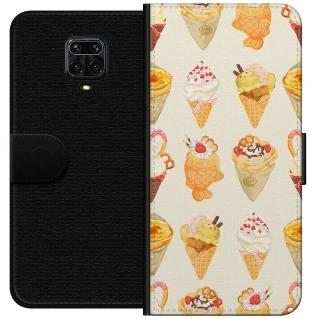 Wallet case for Xiaomi Redmi Note 9 Pro with Glassy design