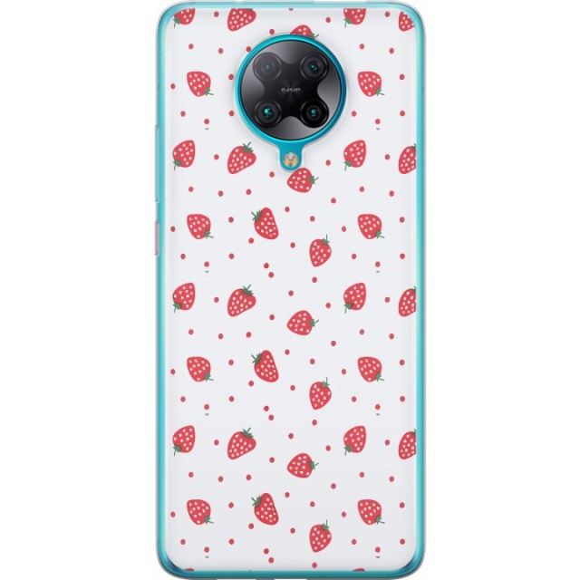 Mobile case for Xiaomi Poco F2 Pro with Strawberries design