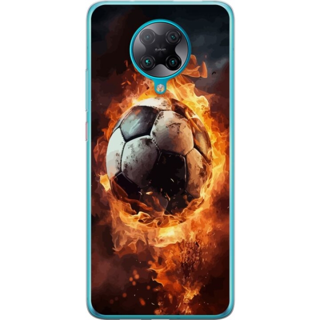 Mobile case for Xiaomi Poco F2 Pro with Football design