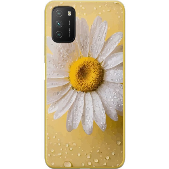 Mobile case for Xiaomi Poco M3  with Porslinsblomma design