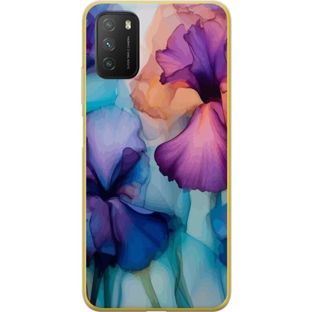 Mobile case for Xiaomi Poco M3  with Magical flowers design