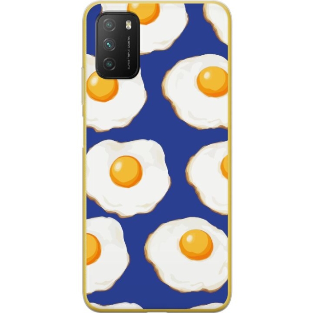 Mobile case for Xiaomi Poco M3  with Fried eggs design