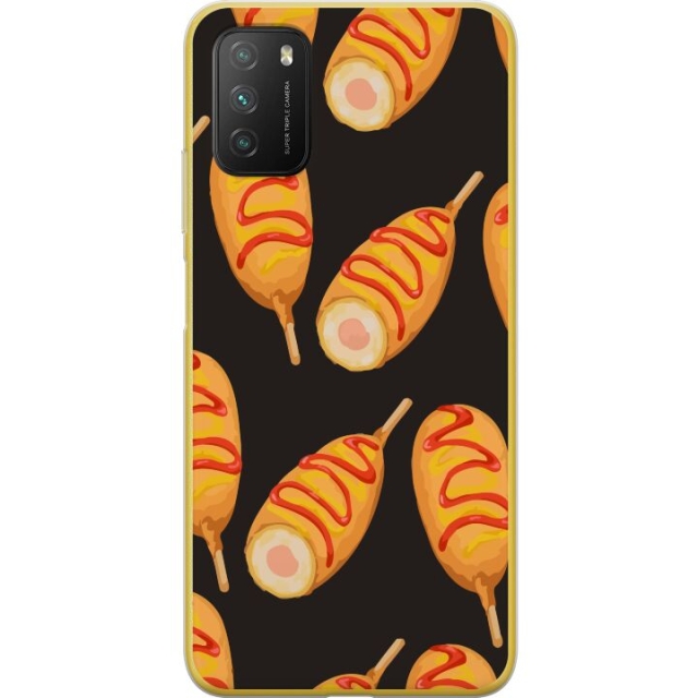 Mobile case for Xiaomi Poco M3  with Chicken drumstick design