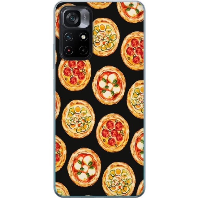 Mobile case for Xiaomi Poco M4 Pro 5G with Pizza design