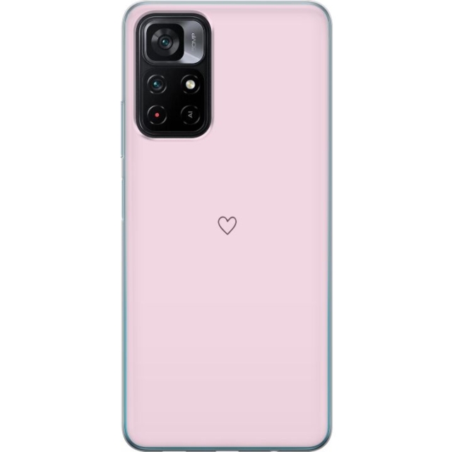 Mobile case for Xiaomi Poco M4 Pro 5G with Heart design