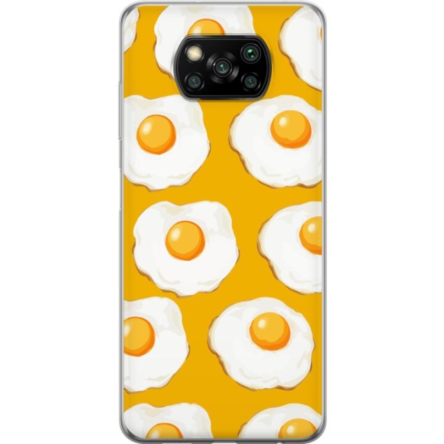 Mobile case for Xiaomi Poco X3 NFC with Fried egg design