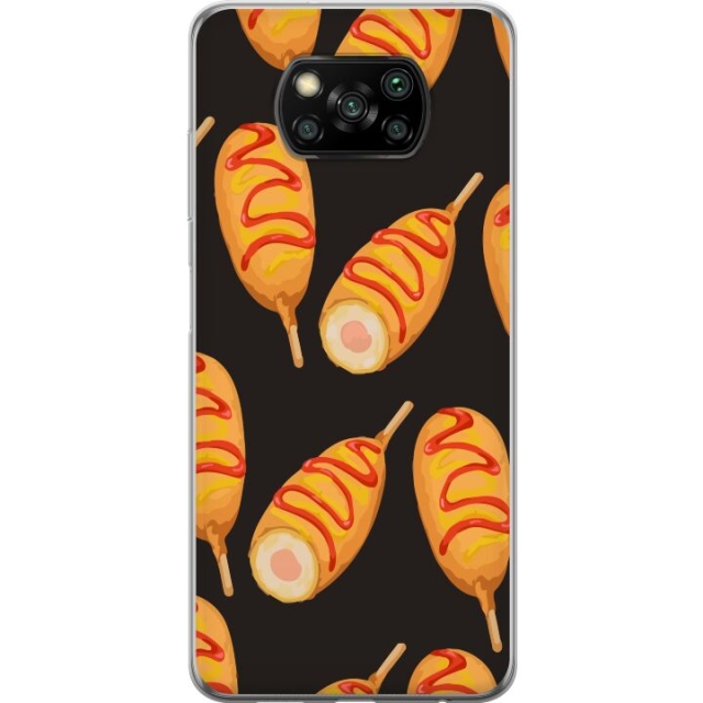 Mobile case for Xiaomi Poco X3 NFC with Chicken drumstick design