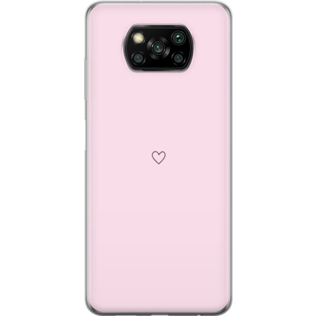 Mobile case for Xiaomi Poco X3 NFC with Heart design