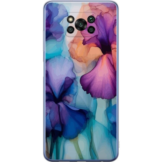 Mobile case for Xiaomi Poco X3 Pro with Magical flowers design