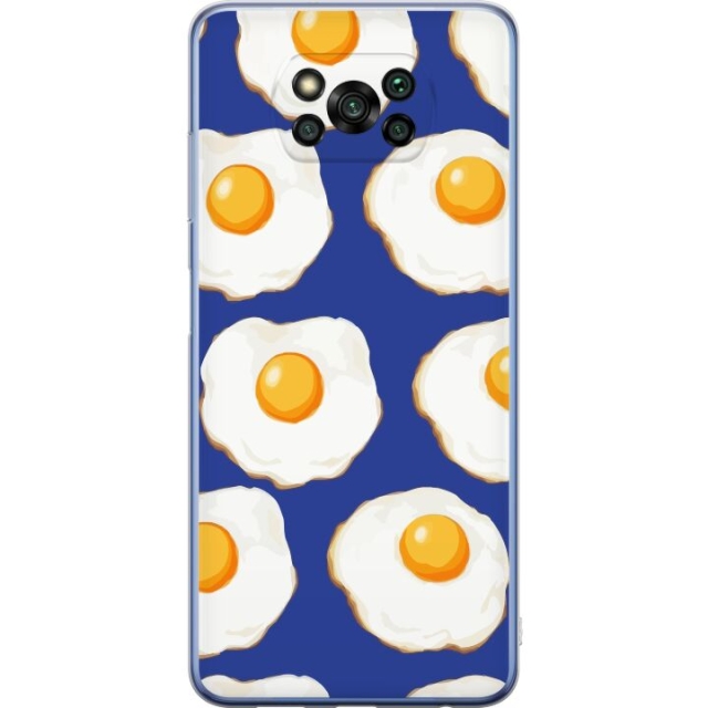 Mobile case for Xiaomi Poco X3 Pro with Fried eggs design