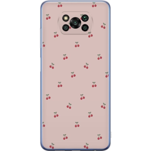 Mobile case for Xiaomi Poco X3 Pro with Cherry design