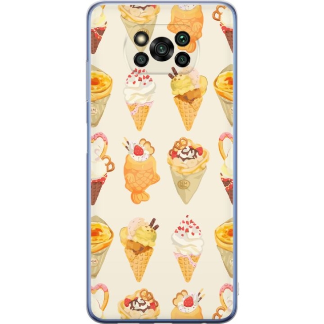 Mobile case for Xiaomi Poco X3 Pro with Glassy design