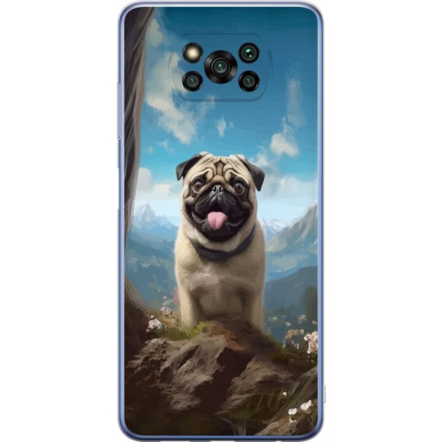 Mobile case for Xiaomi Poco X3 Pro with Happy Dog design