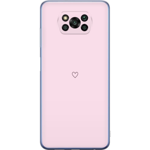 Mobile case for Xiaomi Poco X3 Pro with Heart design