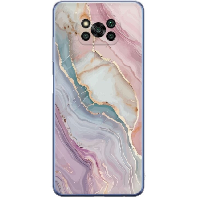 Mobile case for Xiaomi Poco X3 Pro with Marble design