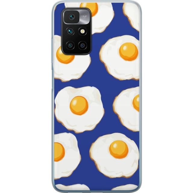 Mobile case for Xiaomi Redmi 10 with Fried eggs design