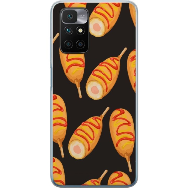 Mobile case for Xiaomi Redmi 10 with Chicken drumstick design