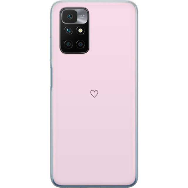 Mobile case for Xiaomi Redmi 10 with Heart design