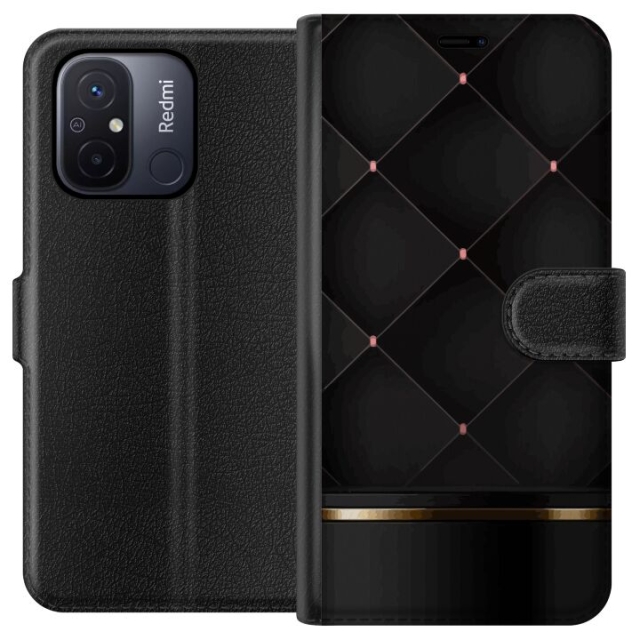 Wallet case for Xiaomi Redmi 12C with Luxury line design