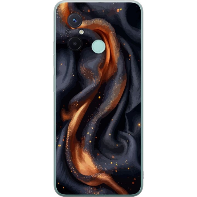 Mobile case for Xiaomi Redmi 12C with Fiery silk design
