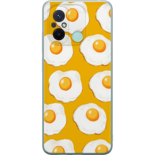 Mobile case for Xiaomi Redmi 12C with Fried egg design