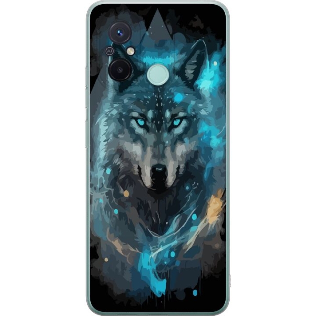 Mobile case for Xiaomi Redmi 12C with Wolf design