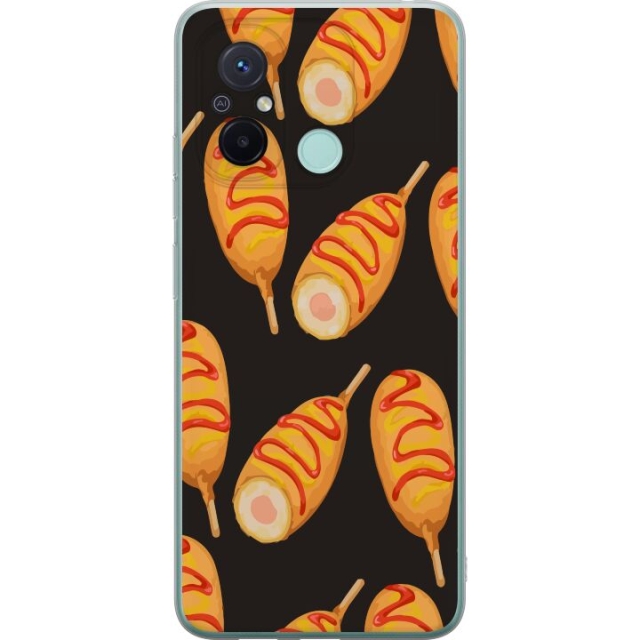 Mobile case for Xiaomi Redmi 12C with Chicken drumstick design