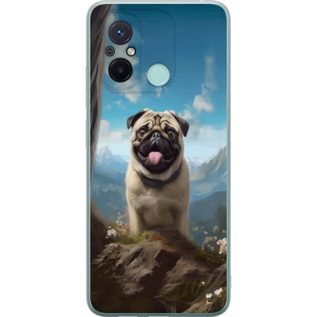 Mobile case for Xiaomi Redmi 12C with Happy Dog design