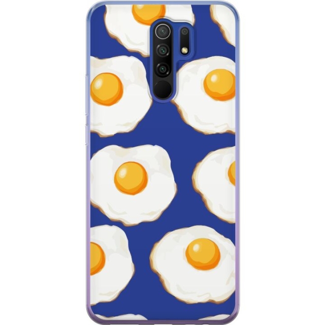 Mobile case for Xiaomi Redmi 9 with Fried eggs design