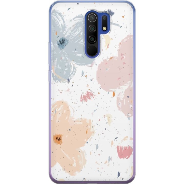 Mobile case for Xiaomi Redmi 9 with Flowers design