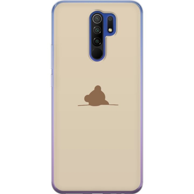 Mobile case for Xiaomi Redmi 9 with Nalle design