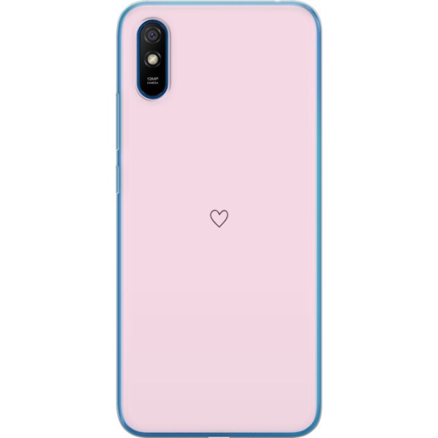 Mobile case for Xiaomi Redmi 9A with Heart design