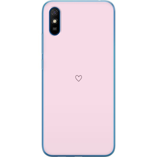 Mobile case for Xiaomi Redmi 9AT with Heart design