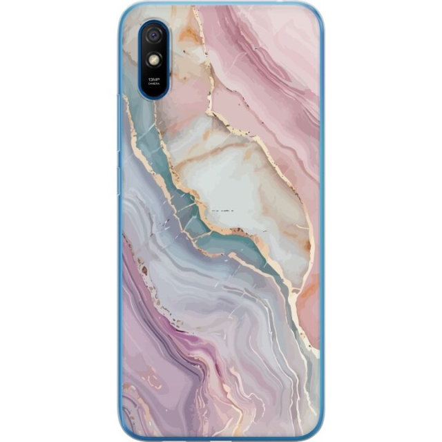 Mobile case for Xiaomi Redmi 9AT with Marble design