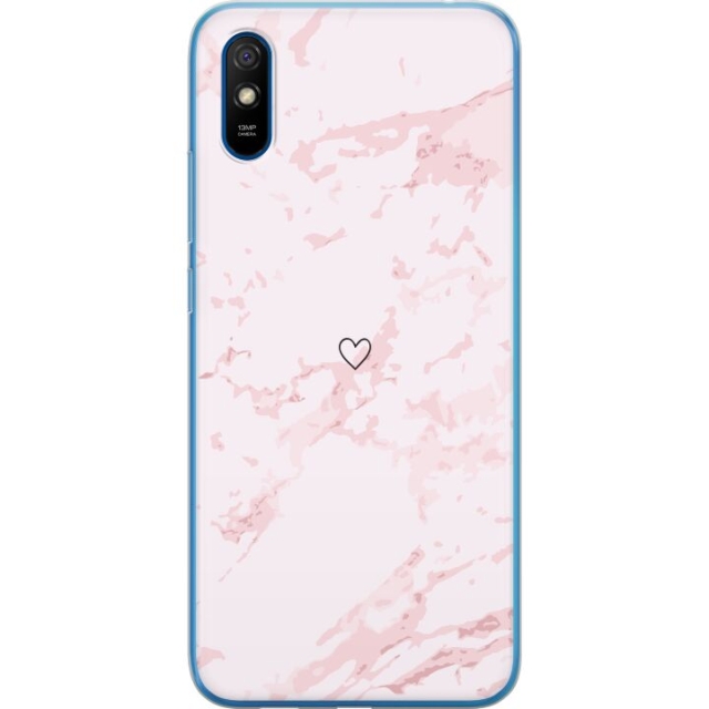 Mobile case for Xiaomi Redmi 9AT with Pink Heart design