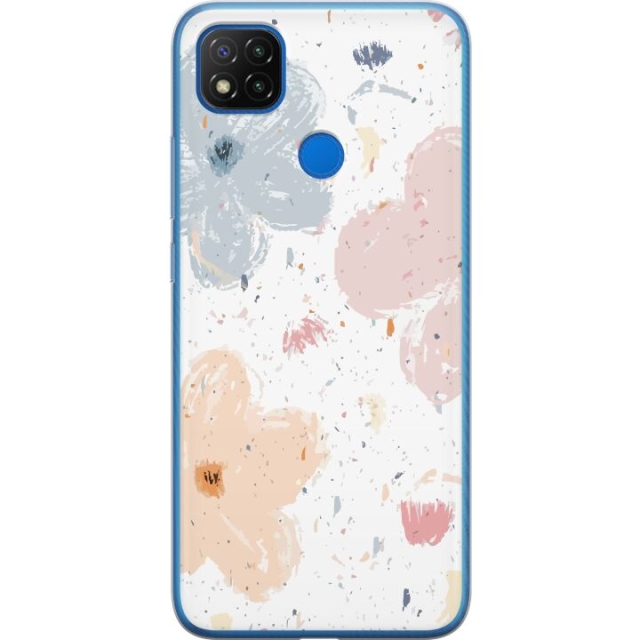 Mobile case for Xiaomi Redmi 9C with Flowers design
